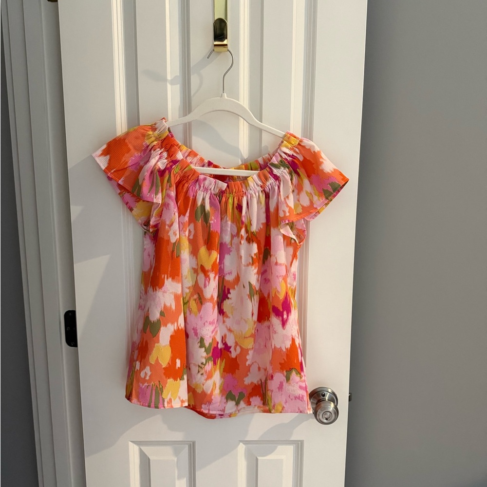Floral Off-Shoulder Blouse